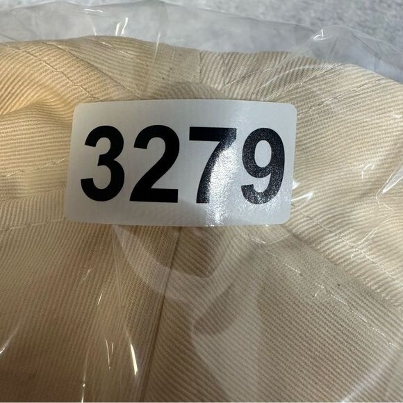 Vintage CIBA Hat Adult OSFA Beige 5 Panel Rope Brim Snapback Work Wear Company - Picture 10 of 10